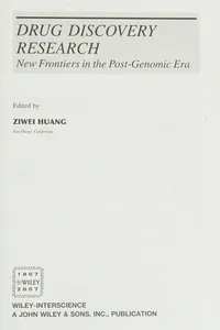 Drug discovery research