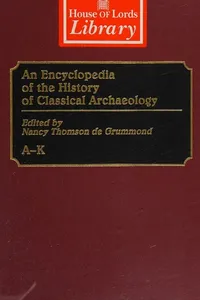 Encyclopedia of the History of Classical Archaeology
