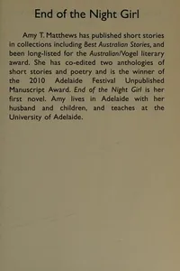 End of the Night Girl