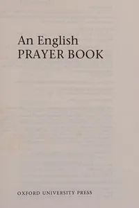 An English prayer book