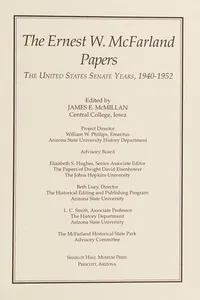 The Ernest W. McFarland Papers