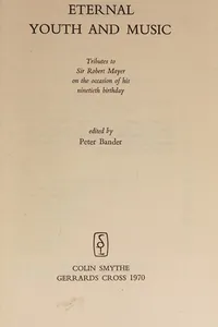 Eternal youth and music