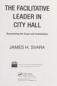 The Facilitative Leader in City Hall