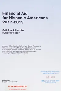 Financial aid for Hispanic Americans 2017-2019