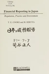 Financial reporting in Japan