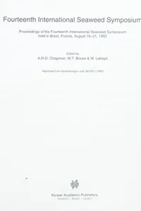 Fourteenth international seaweed symposium