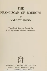 The Franciscan of Bourges