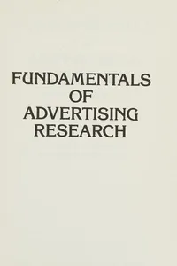 Fletcher Fundamentals of Advertising Research 2e D (Advertising & Journalism Series)