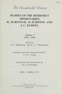 The Genadendal diaries