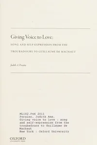 Giving voice to love