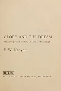 Cover of Glory and the dream