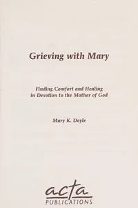 Grieving with Mary