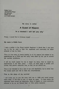 A guest of Nippon