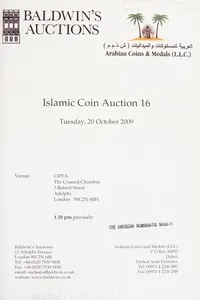 Islamic coin auction 16