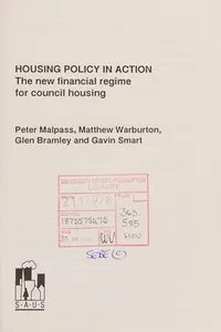 Housing policy in action