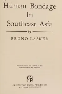 Human bondage in Southeast Asia