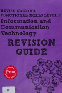 Pearson REVISE Edexcel Functional Skills ICT Level 2 Revision Guide