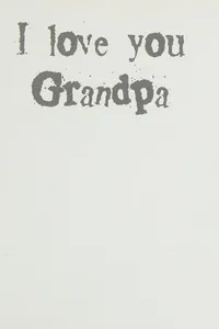 I Love You Grandpa