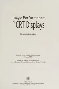 Image performance in CRT displays