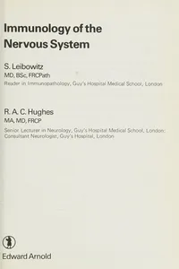 Immunology of the Nervous System