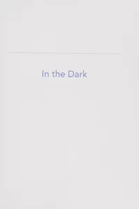Capa de In the Dark