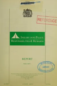 Inquiry into Police Responsibilities & Rewards