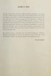 In the ruins of Warsaw streets