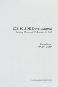 iOS 10 SDK development