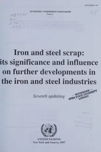 Iron and steel scrap