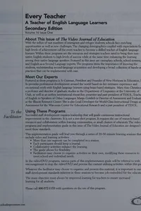 Every teacher--a teacher of English language learners