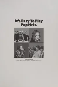 It's Easy to Play Pop Hits
