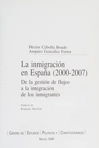 La inmigración en España (2000-2007)