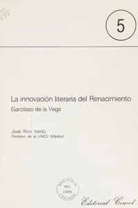La innovación literaria del Renacimiento