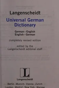 Langenscheidt Universal Dictionary German