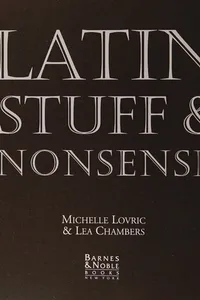 Cover of Latin stuff & nonsense