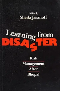 Learning from disaster