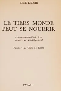 Le Tiers Monde peut se nourrir