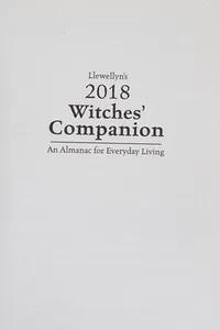 Llewellyn's 2018 Witches' Companion