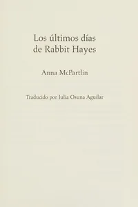 Los últimos días de Rabbit Hayes