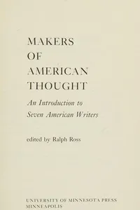 Makers of American thought