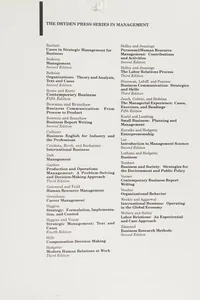 Managerial Experience