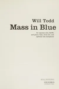 Mass in Blue