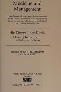 Medicine and management