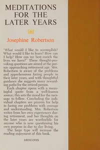 Meditations for the later years