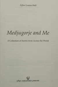 Medjugorje and me