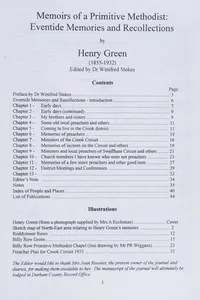 Memoirs of a Primitive Methodist