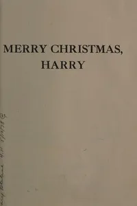 Merry Christmas, Harry