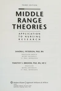 Middle range theories