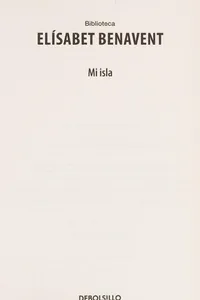 Capa de Mi Isla / My Island por Elísabet Benavent