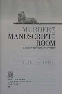 Murder in the manuscript room
